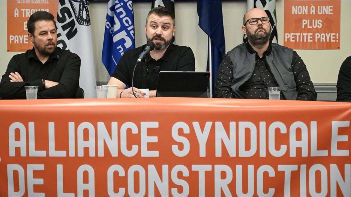 Entente de principe dans la construction résidentielle; fin de la grève
